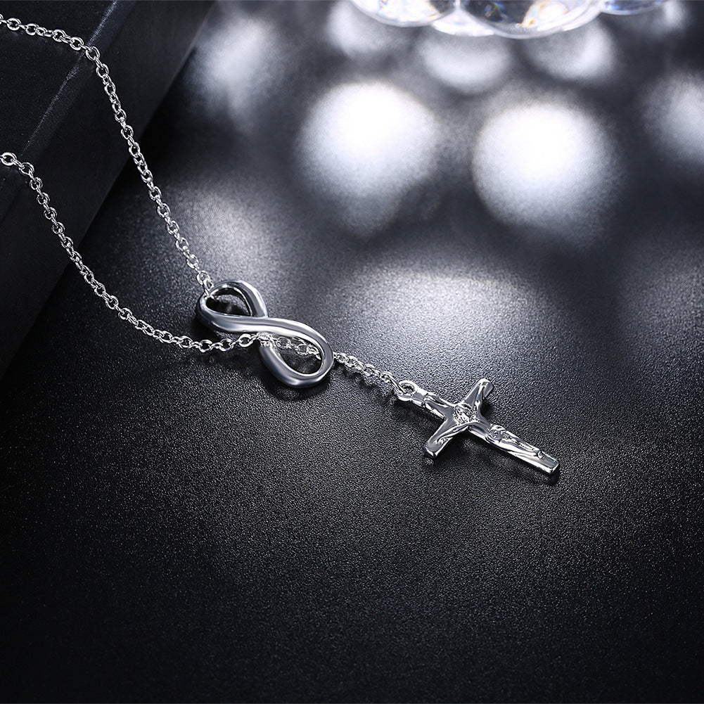 Infinity Cross Necklace