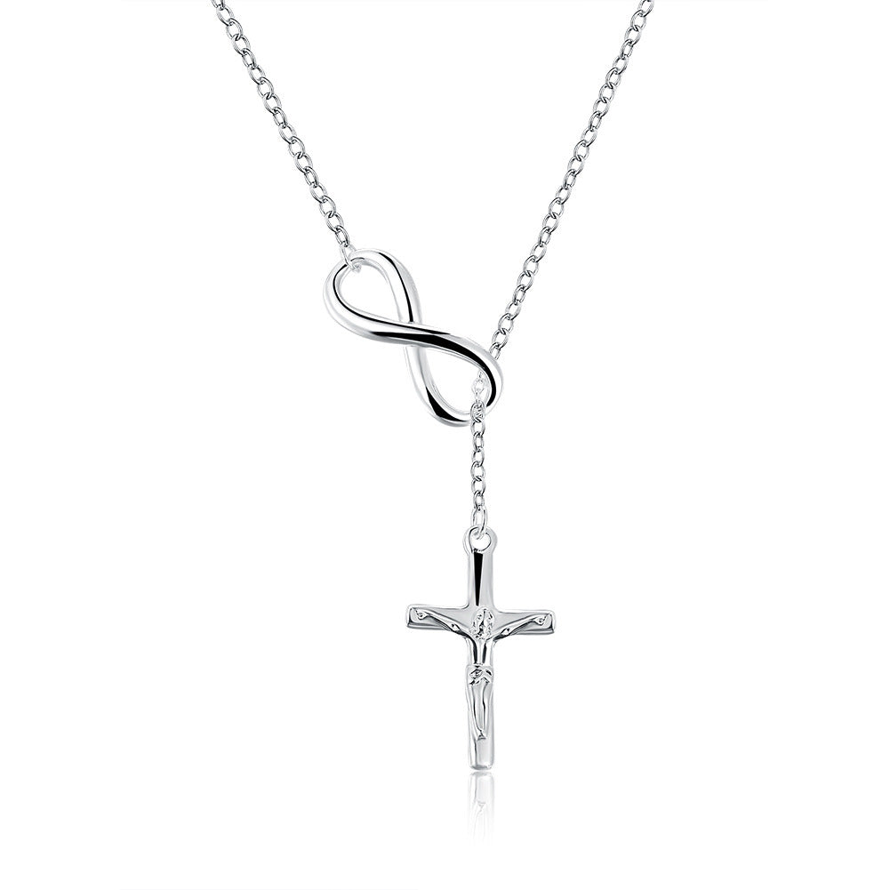 Infinity Cross Necklace