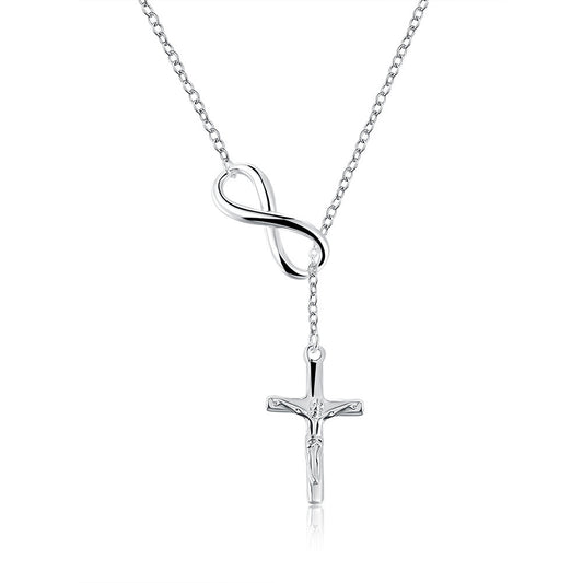 Infinity Cross Necklace