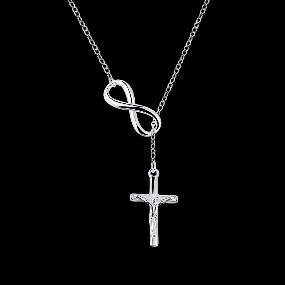 Infinity Cross Necklace