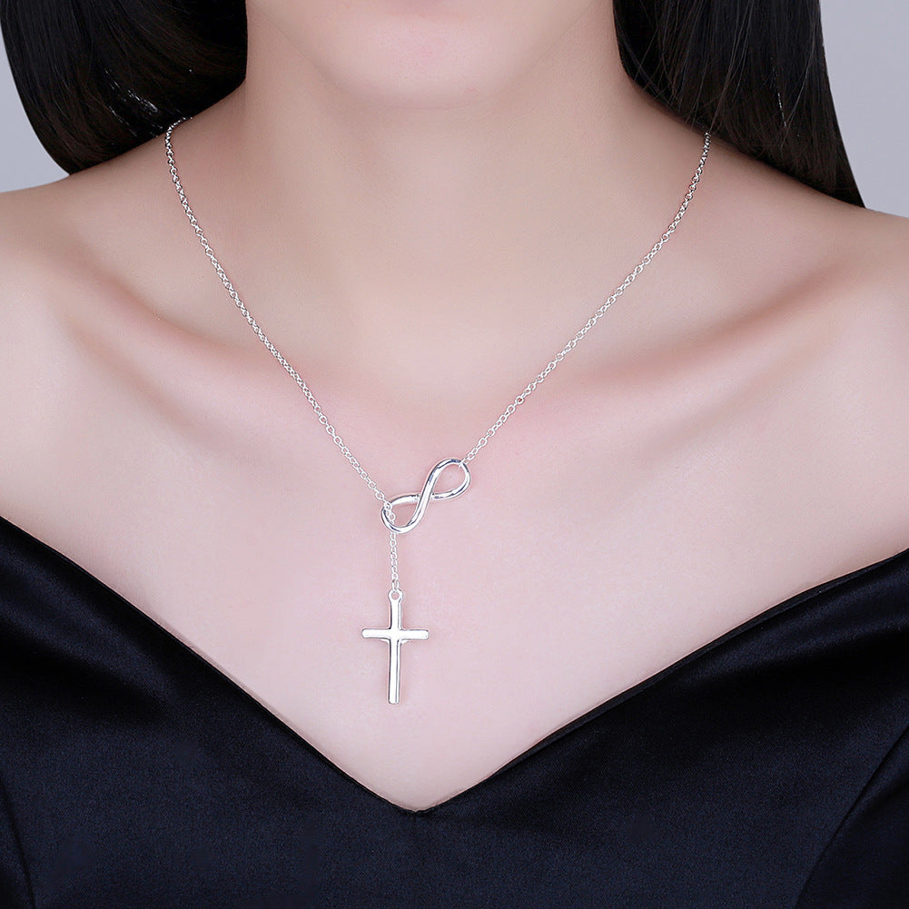 Infinity Cross Necklace