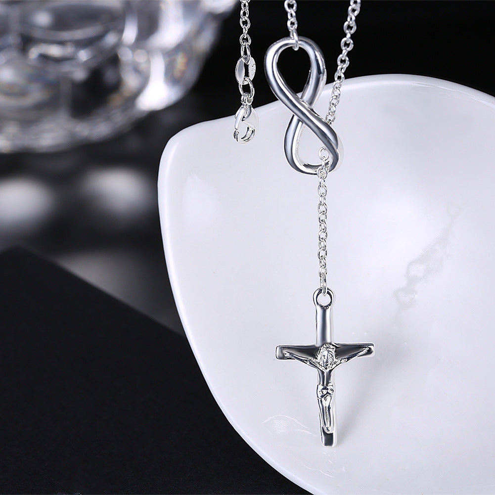Infinity Cross Necklace
