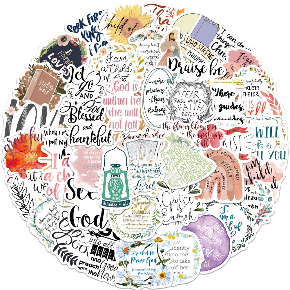 Jesus Stickers - 52 Pc