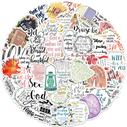 Jesus Stickers - 52 Pc