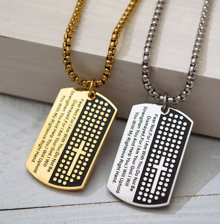 Dog Tag's - Bible Verse