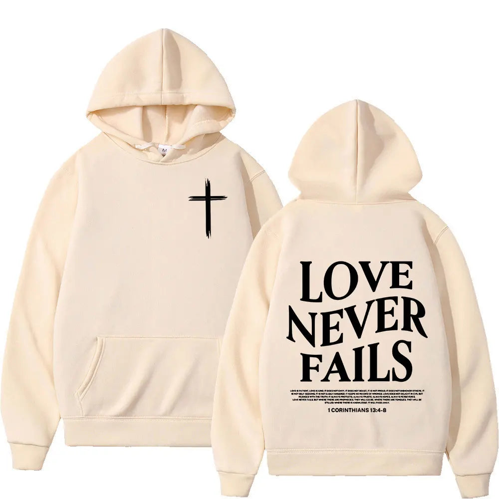 Love Never Fails - Unisex Hoodie
