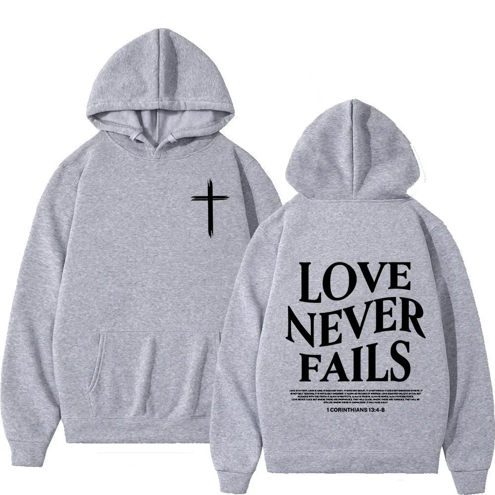 Love Never Fails - Unisex Hoodie