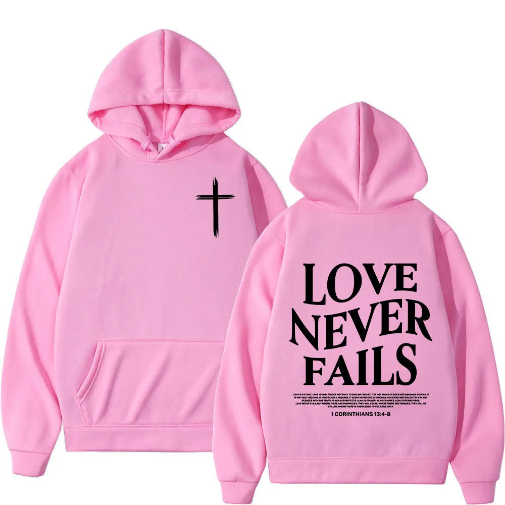 Love Never Fails - Unisex Hoodie