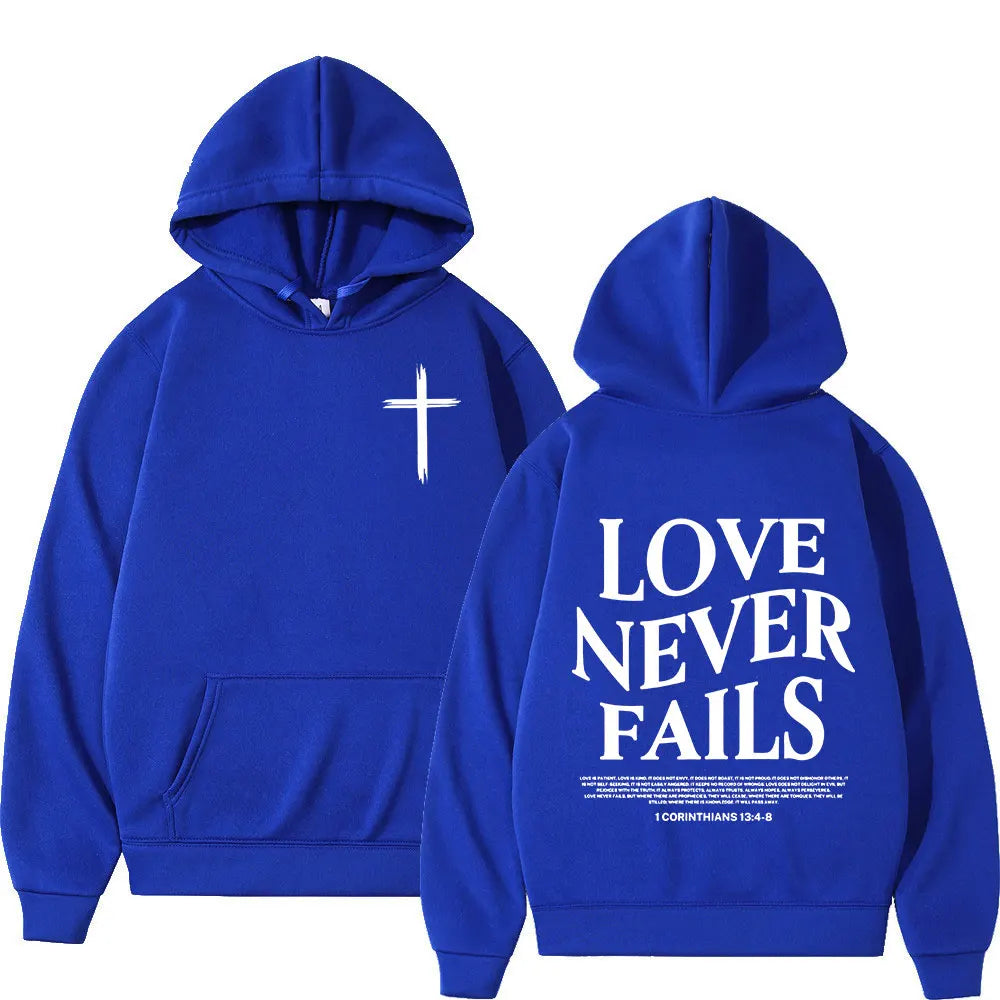 Love Never Fails - Unisex Hoodie