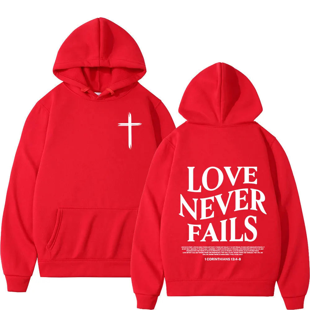 Love Never Fails - Unisex Hoodie