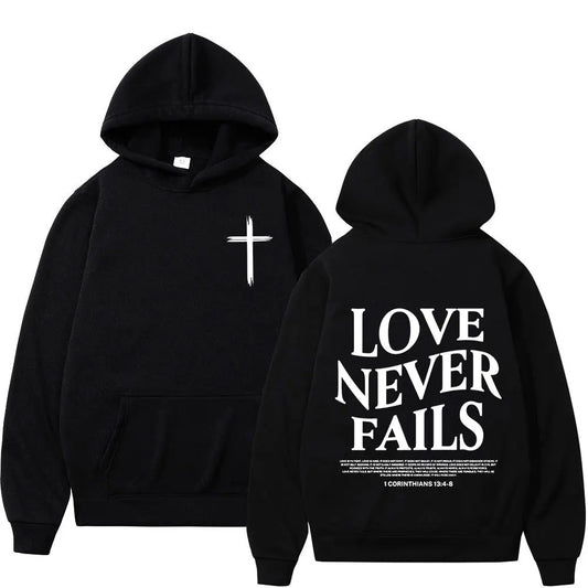 Love Never Fails - Unisex Hoodie