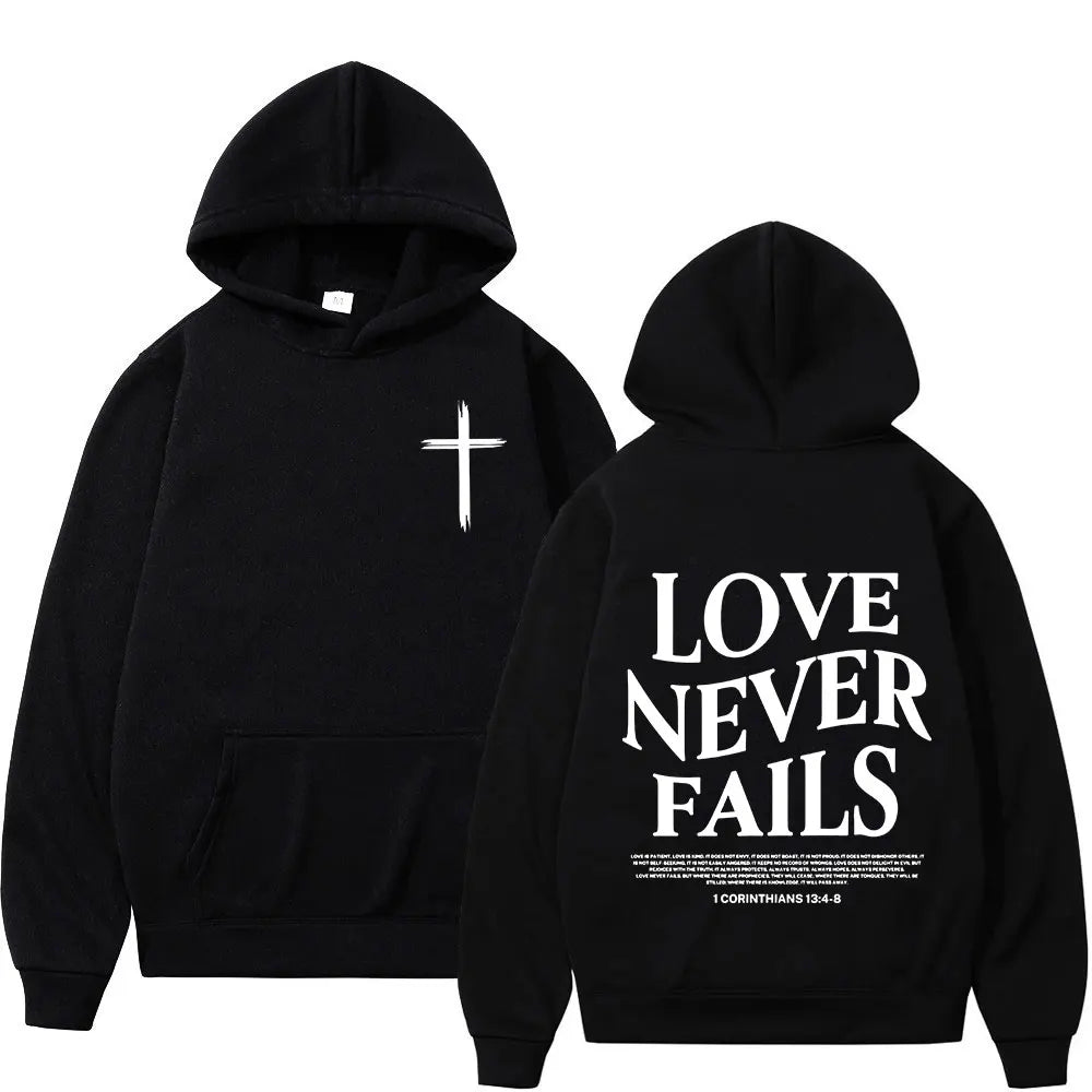 Love Never Fails - Unisex Hoodie