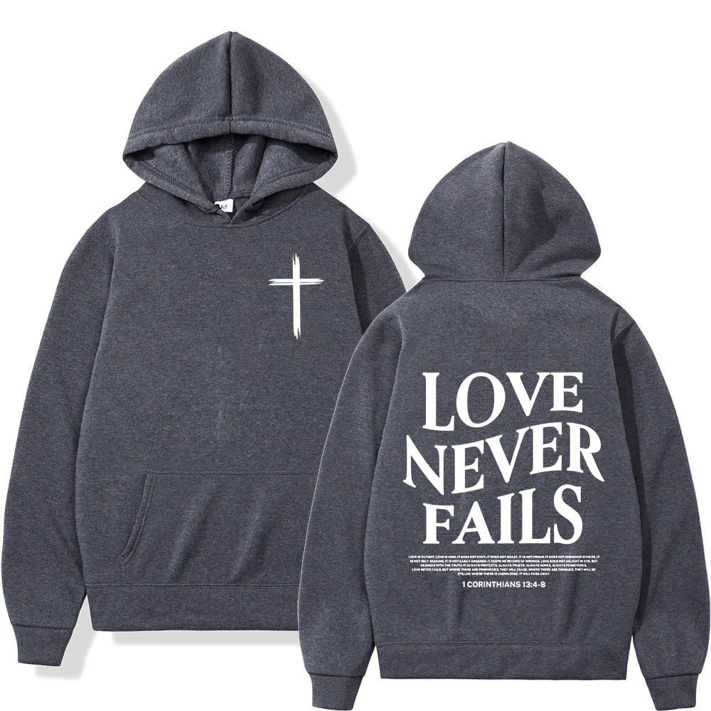 Love Never Fails - Unisex Hoodie