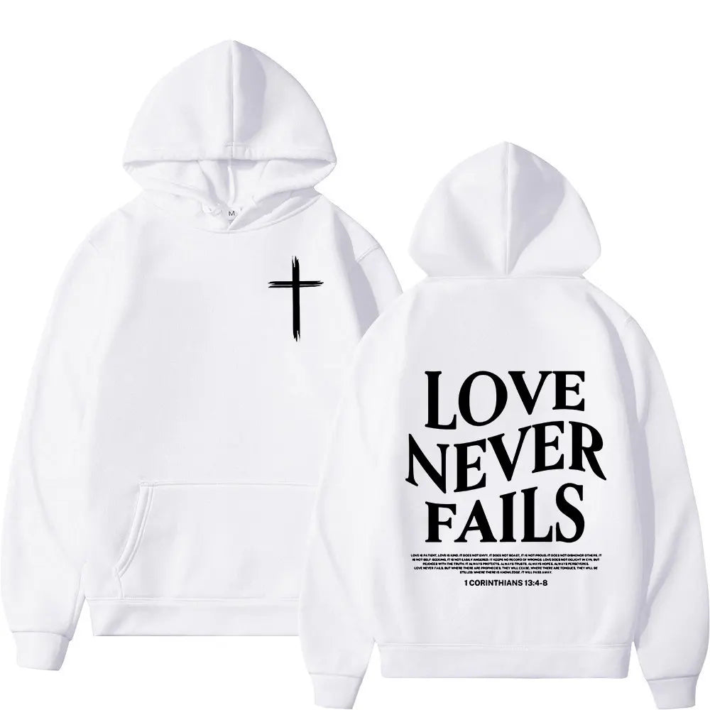 Love Never Fails - Unisex Hoodie