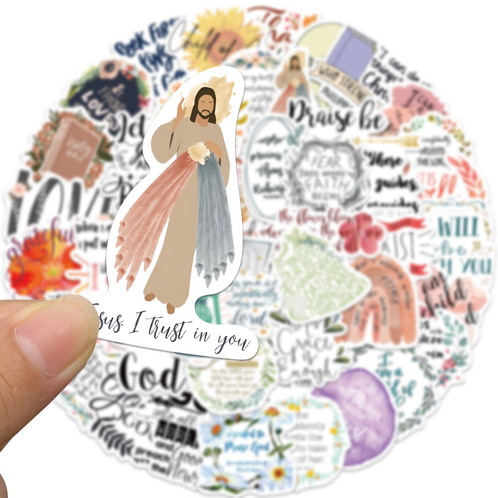 Jesus Stickers - 52 Pc